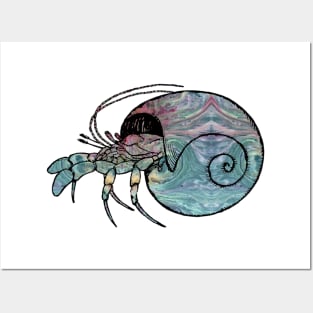 Hermit Crab Posters and Art